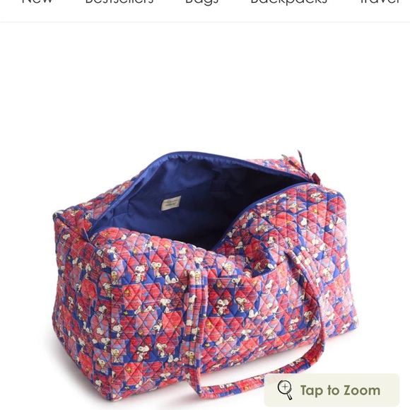 💐 Peanuts Outlet Large Travel Duffel in Snoopy’s House - Picture 3 of 4